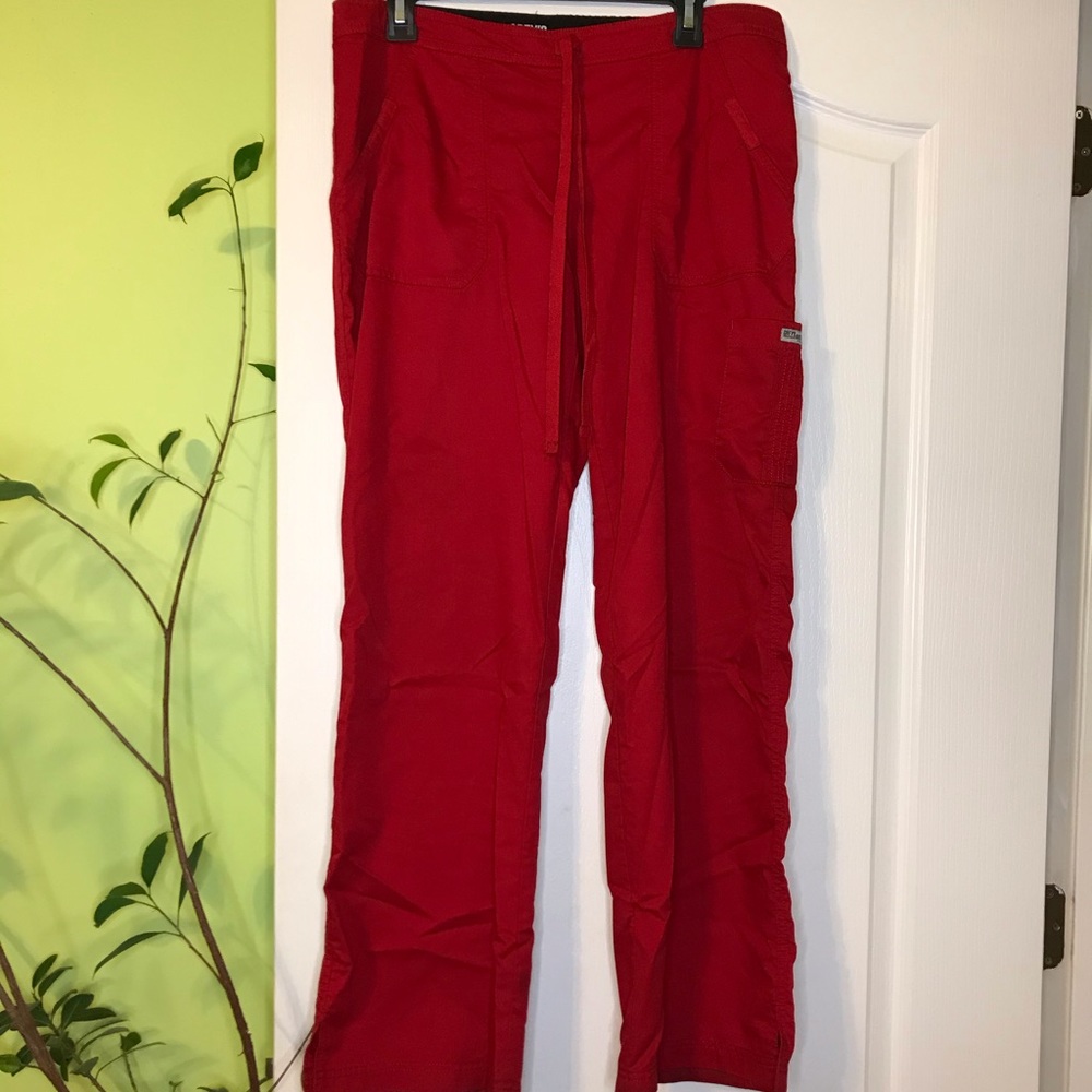Grey’s Anatomy red scrub pants